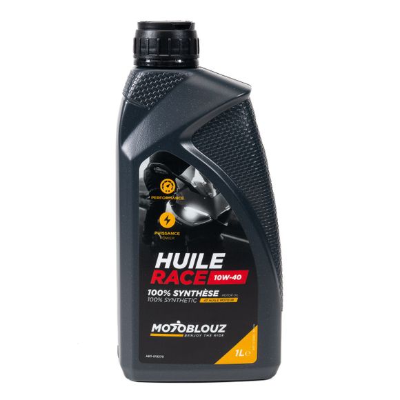 Huile moteur Motoblouz RACE 4T 10W-40 1L PIPETTE UniverselRef : MB0466 / ART-013279