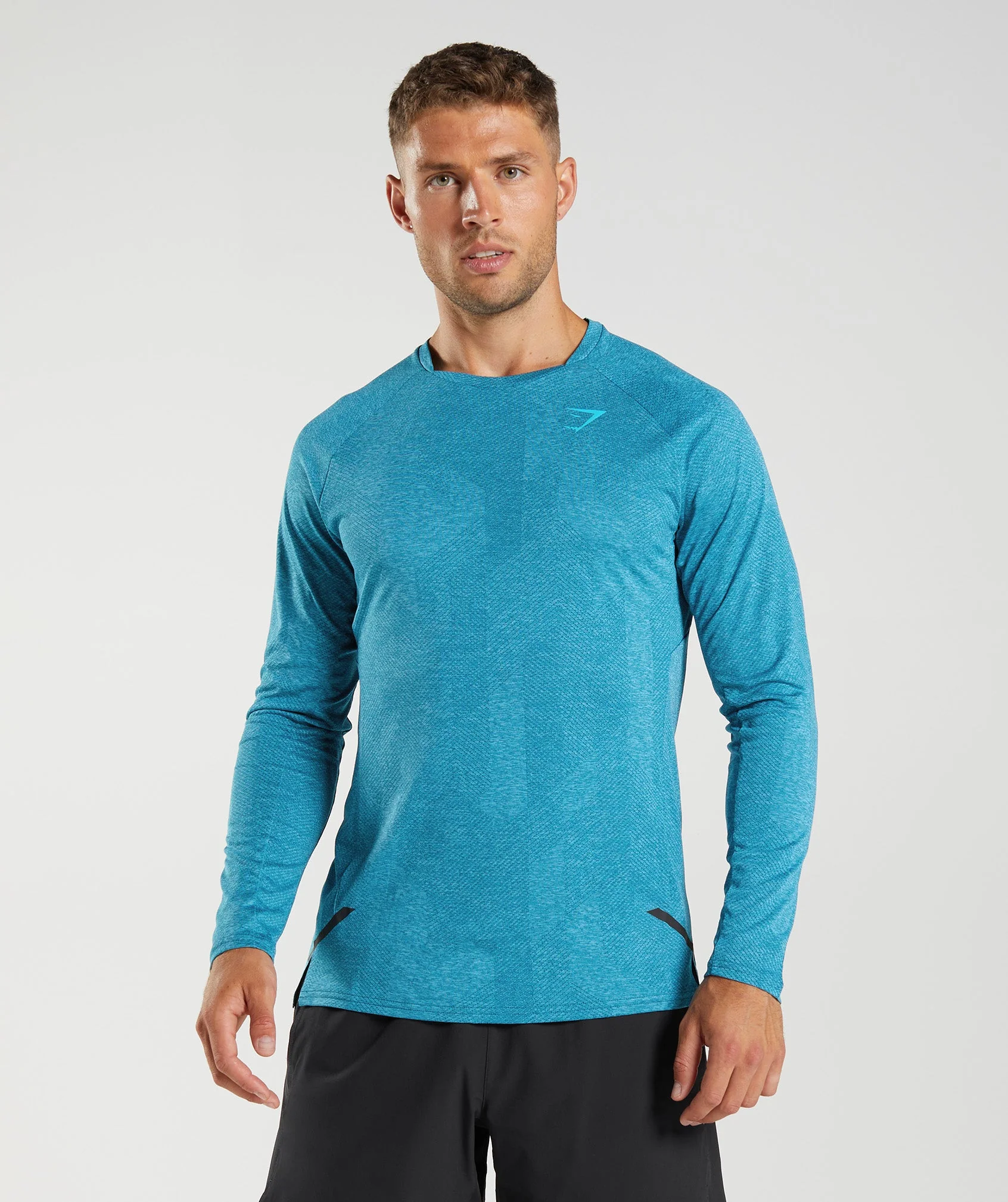 Apex Long Sleeve T-Shirt Atlantic Blue/Shark Blue