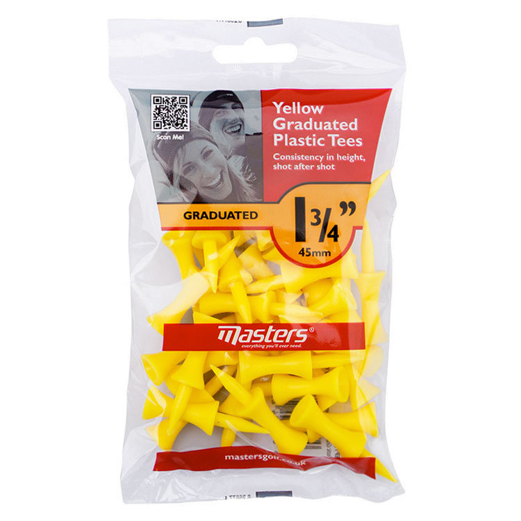 Masters Graduated 45mm Golf Tees (30 Pack)