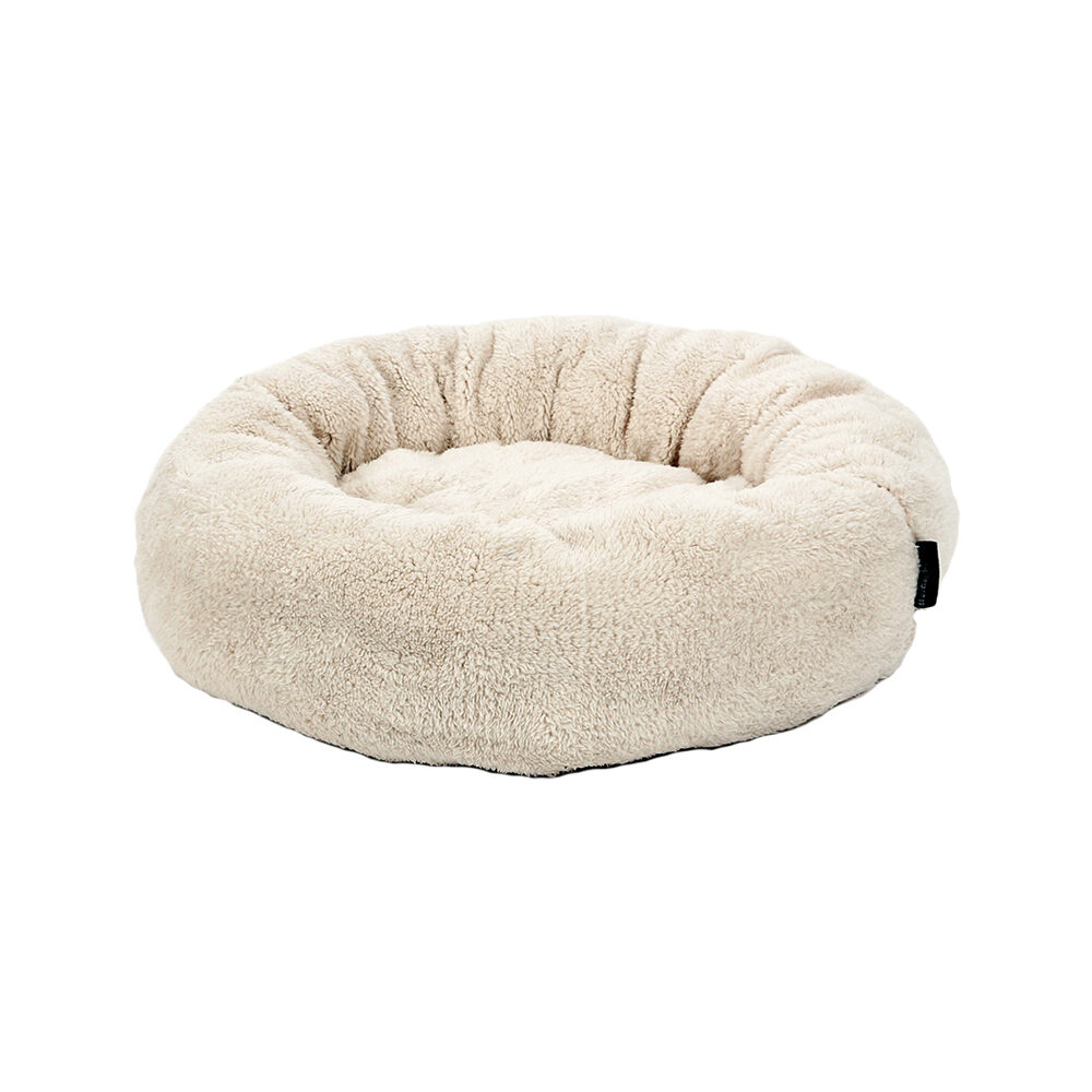 51 Degrees North Sheep Doughnut Bed – Beige/Brown