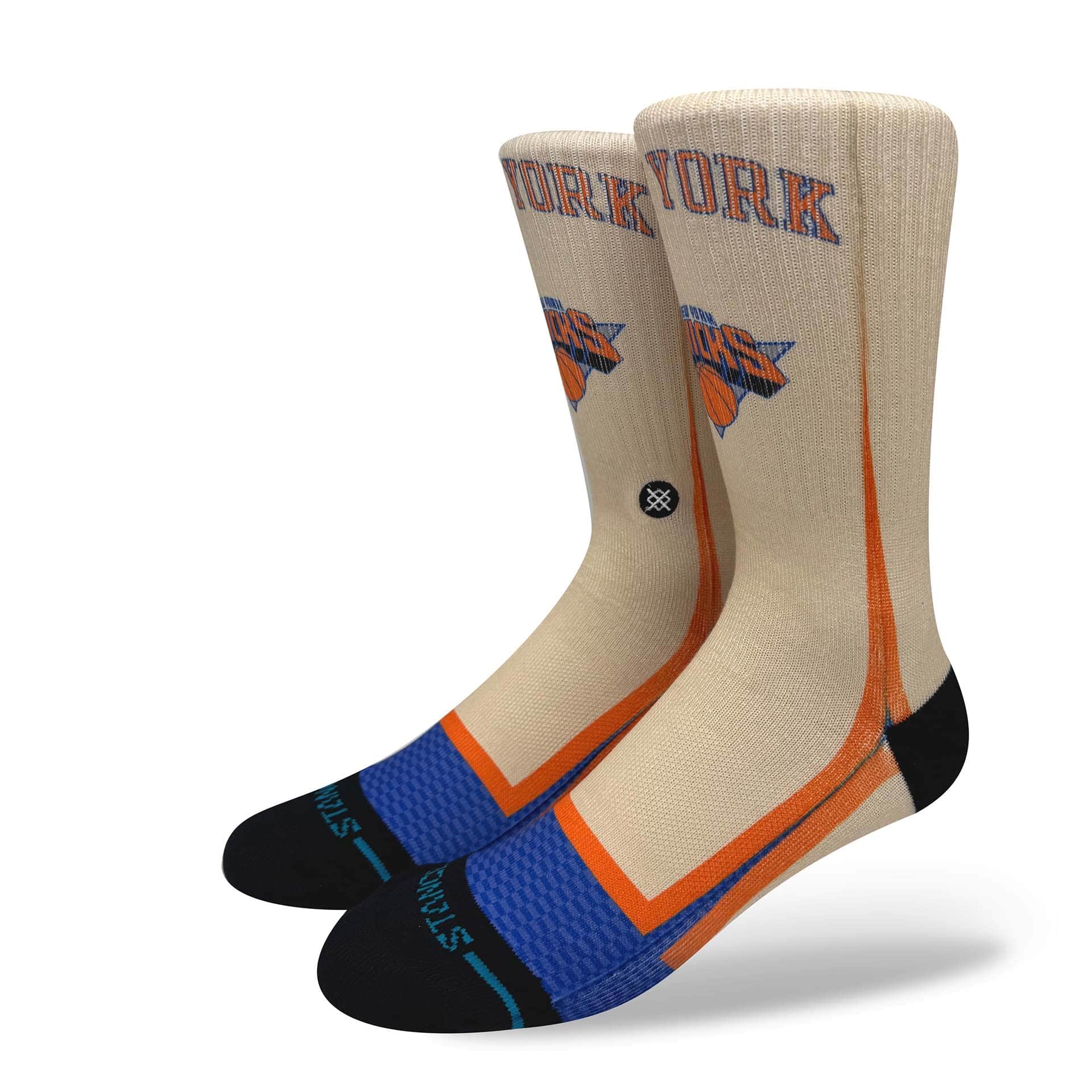 New York Knicks 2025-26 NBA City Edition Crew Socks