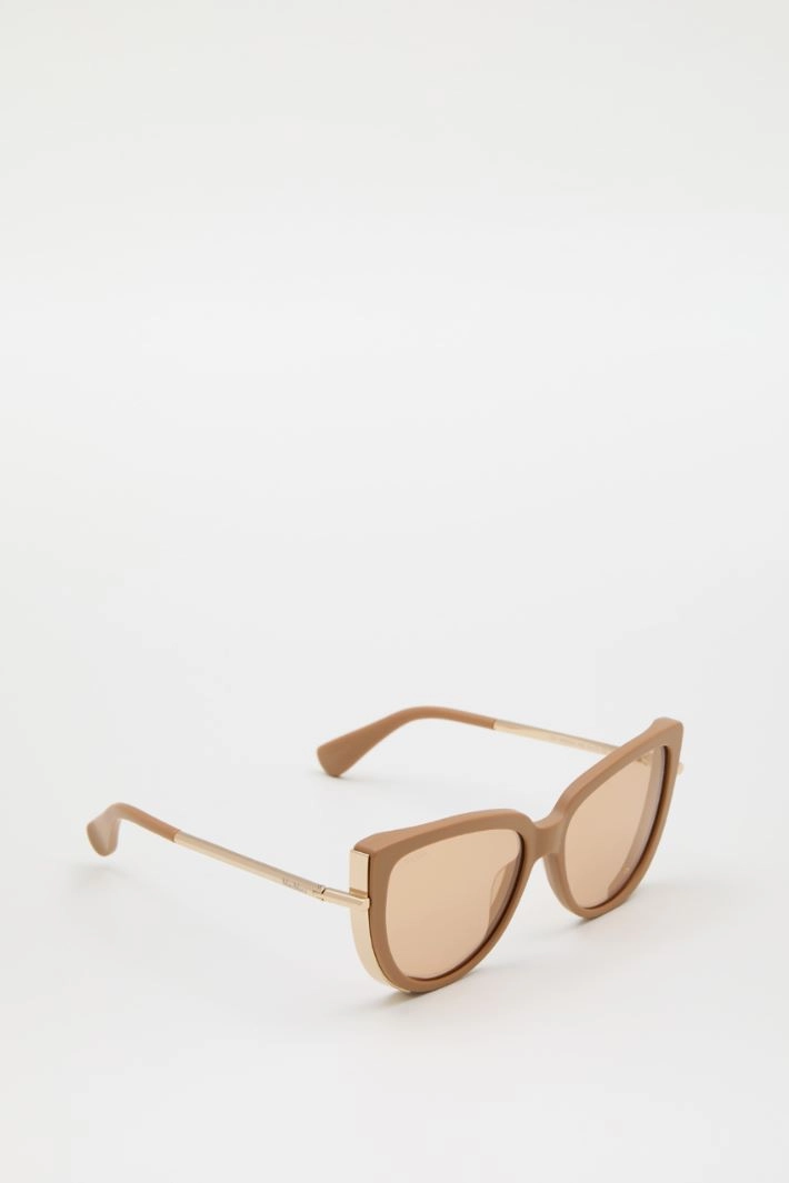 Cat-eye sunglasses - BEIGE