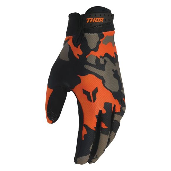 Thor Launch cross Gloves - Hunter 2025 - Orange / BlackRef: TO3298