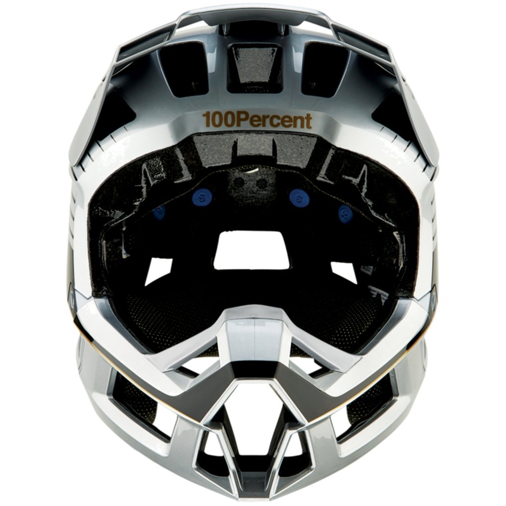 100% Trajecta Fidlock Helmet - Ranelagh Silver