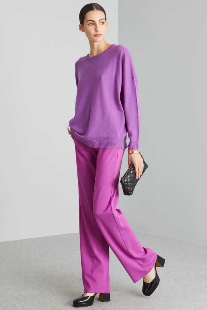 Wool and cashmere sweater - VIOLET