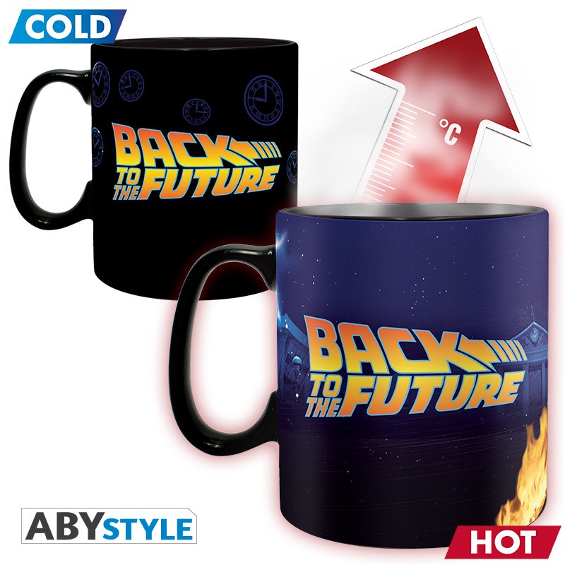 BACK TO THE FUTURE Heat Change Mug Time Machine