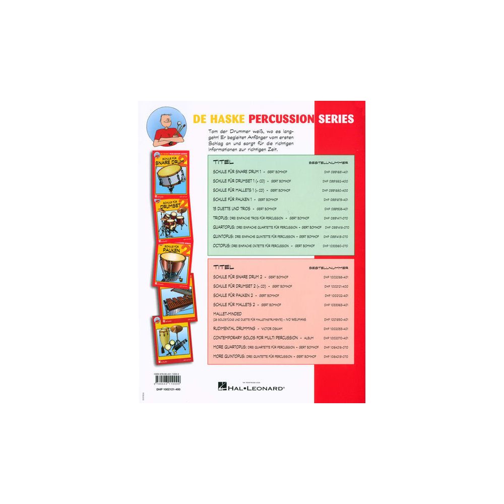 De Haske Schule für Drumset 2 – Thomann Ireland