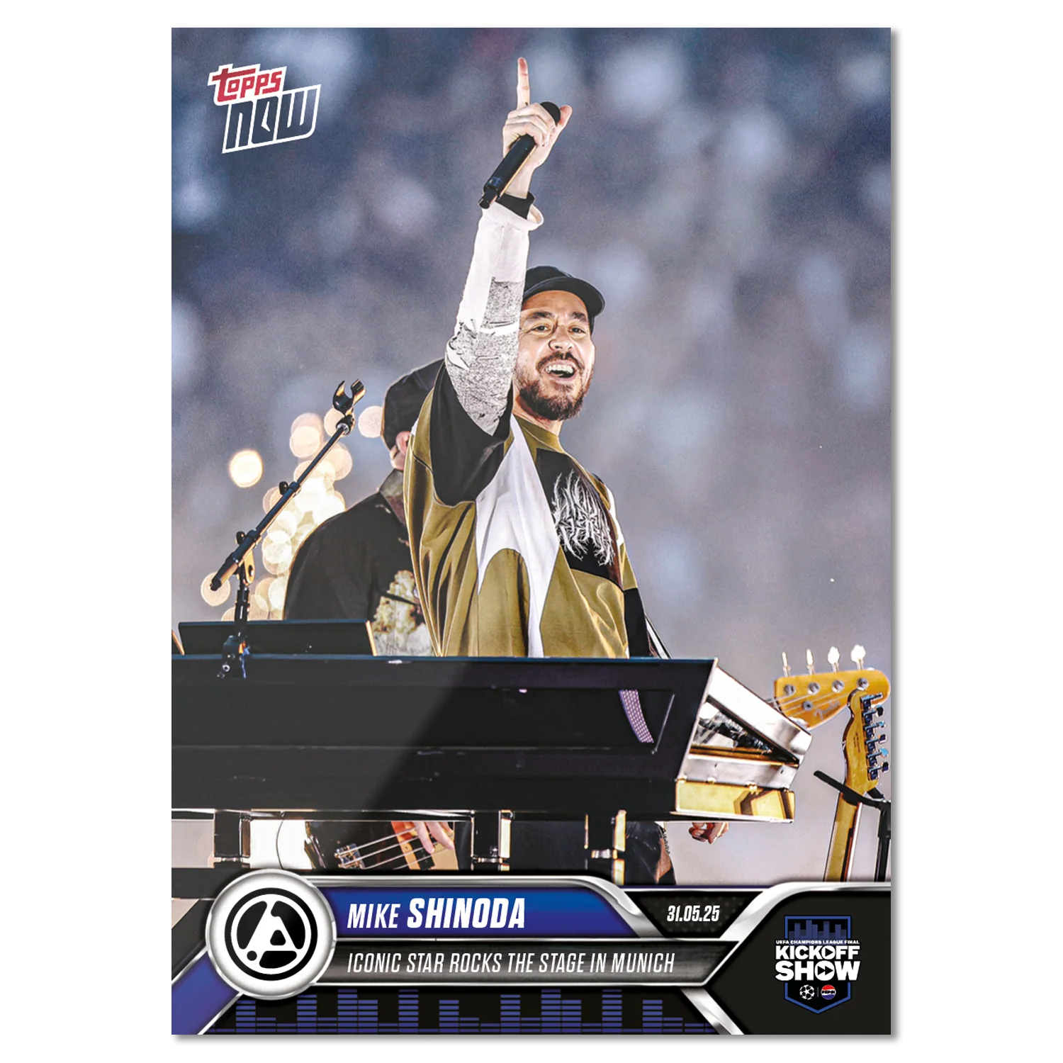 Mike Shinoda - 2024-25 UCL Topps NOW® - Card 167 - LOOK FOR AUTOS & AUTO-RELIC
