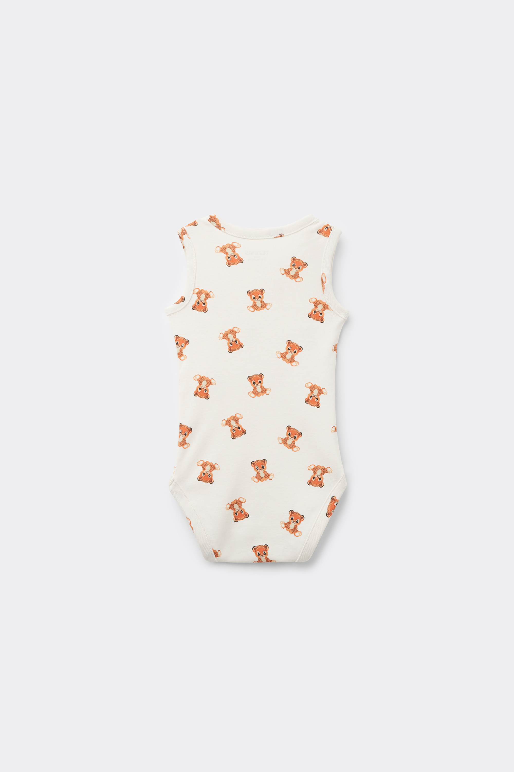 Baby Printed Pure Cotton Bodysuit with Wide Shoulder Straps