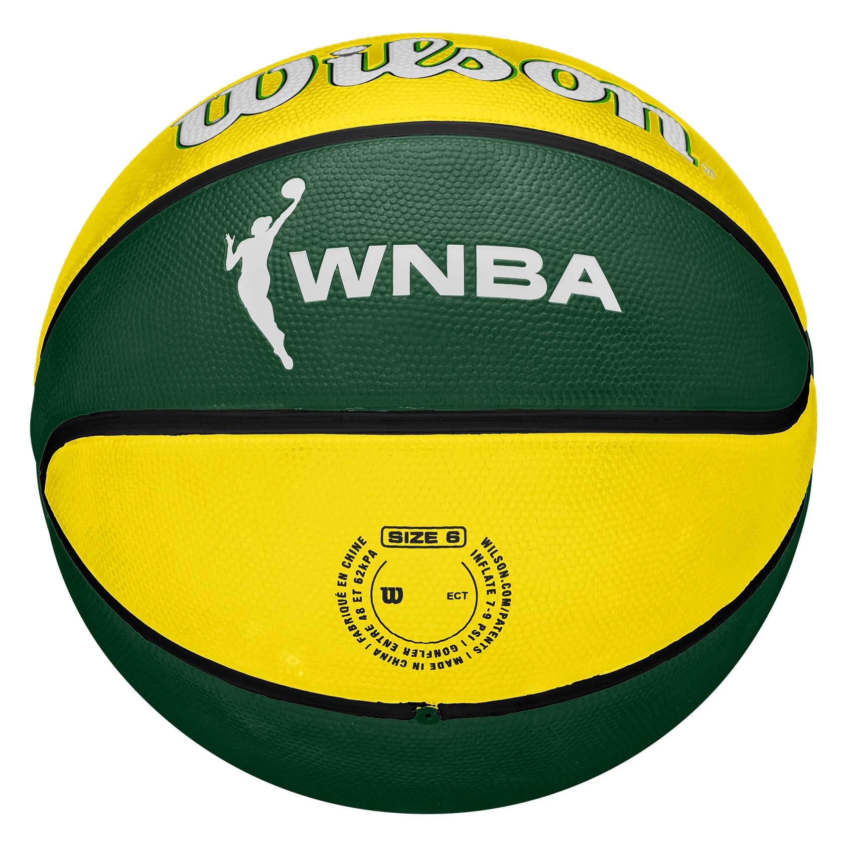 Seattle Storm Wilson Team Tribute WNBA Basketball (Size 6)