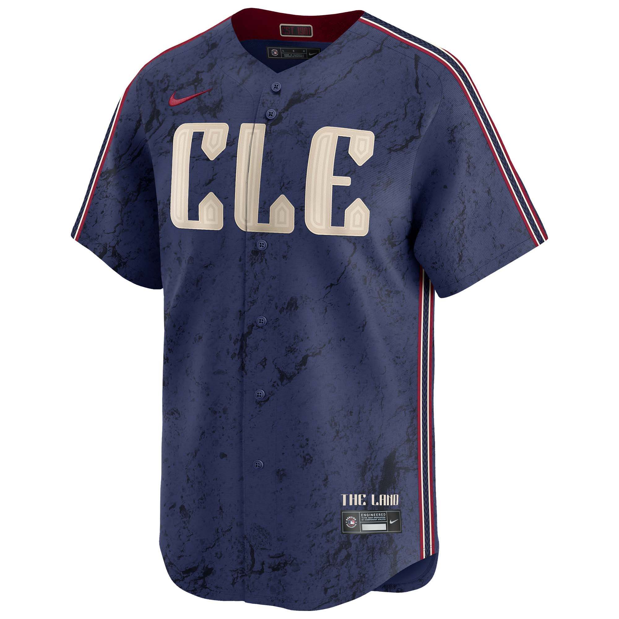 Cleveland Guardians Limited City Connect MLB Jersey Navy