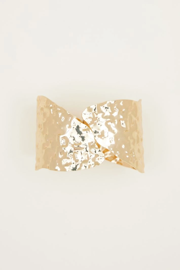 Hammered bangle - GOLD