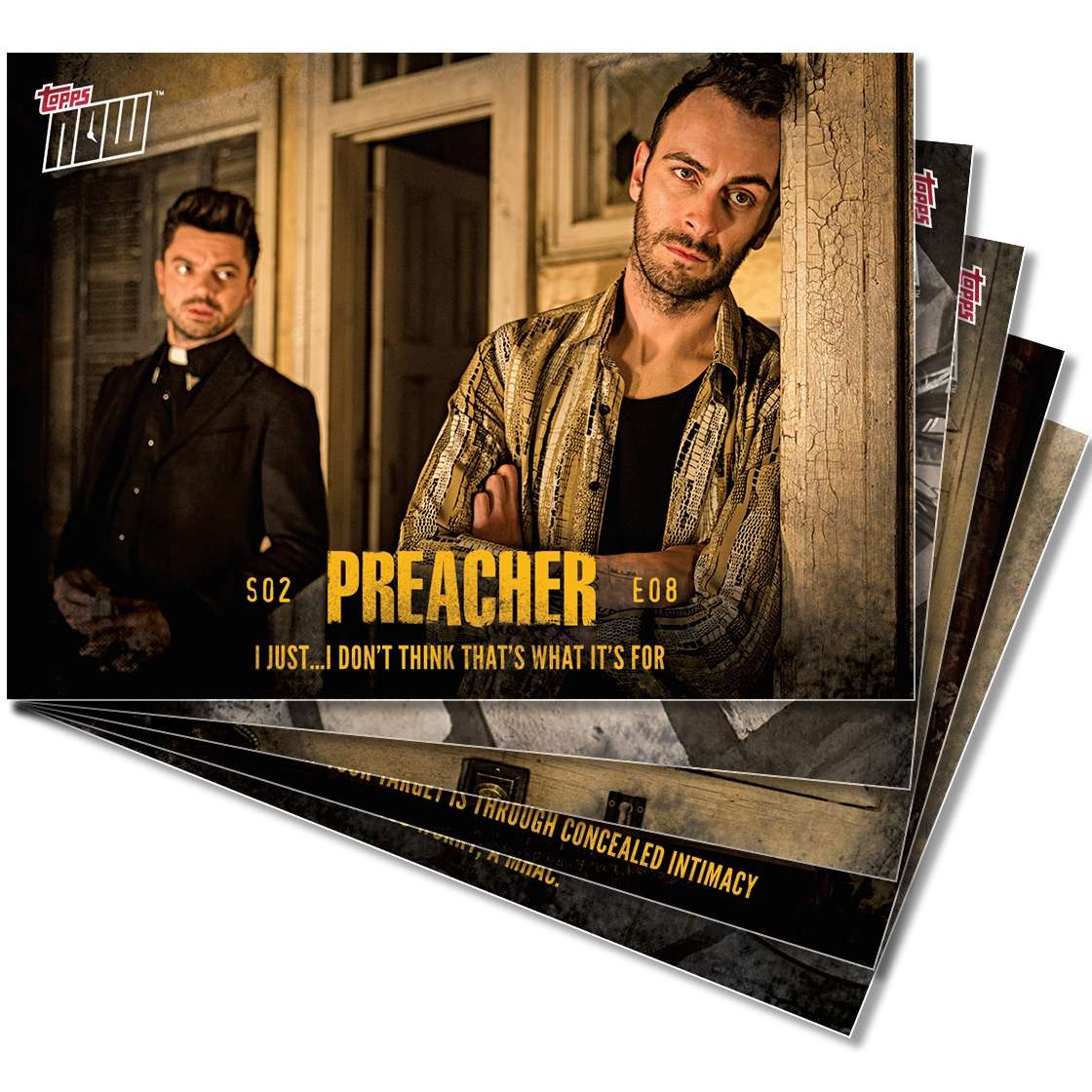 Preacher S2 E8 Topps NOW™ (5 cards) PRINT RUN QTY: 70