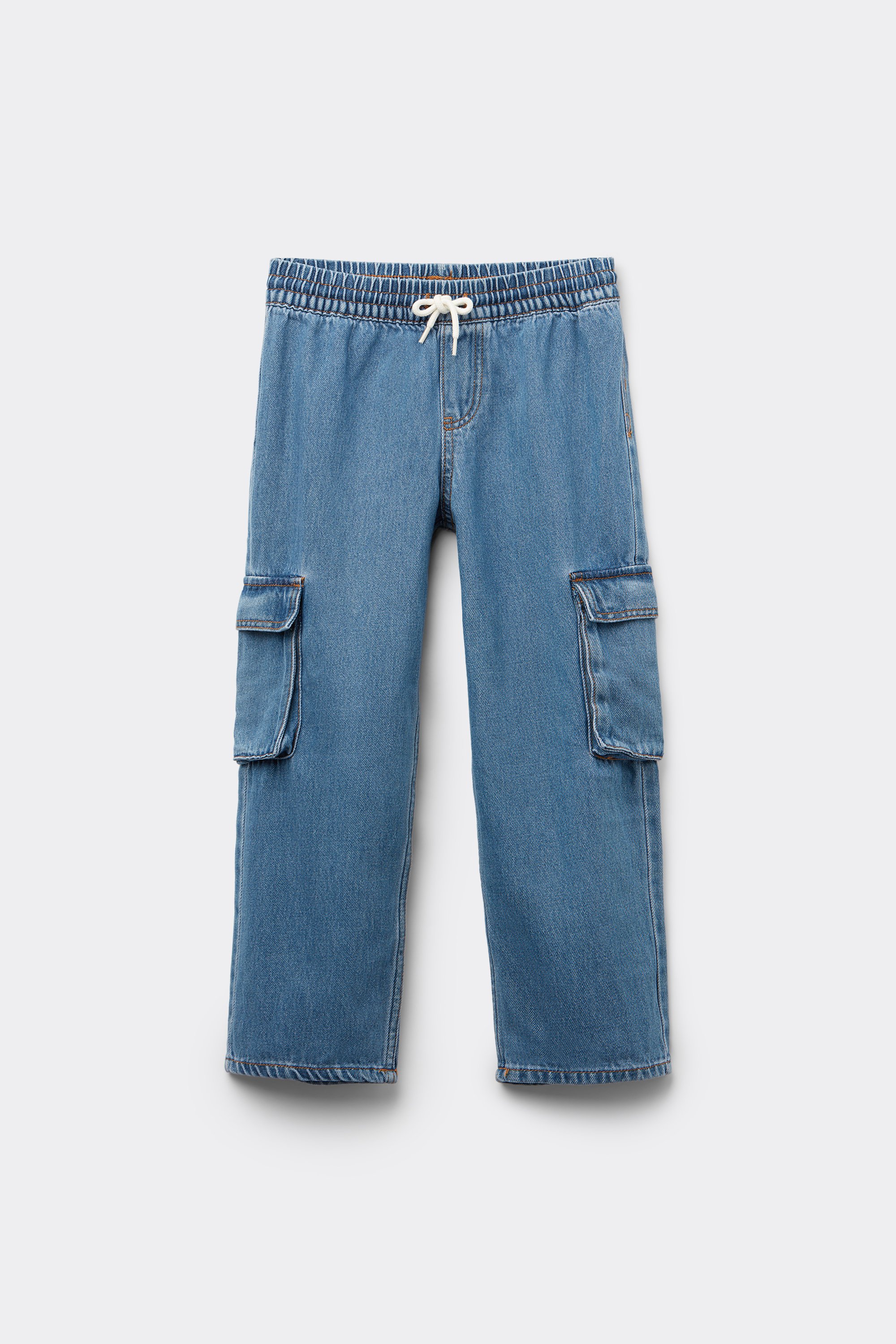 Boys’ Cargo Jeans with Drawstring