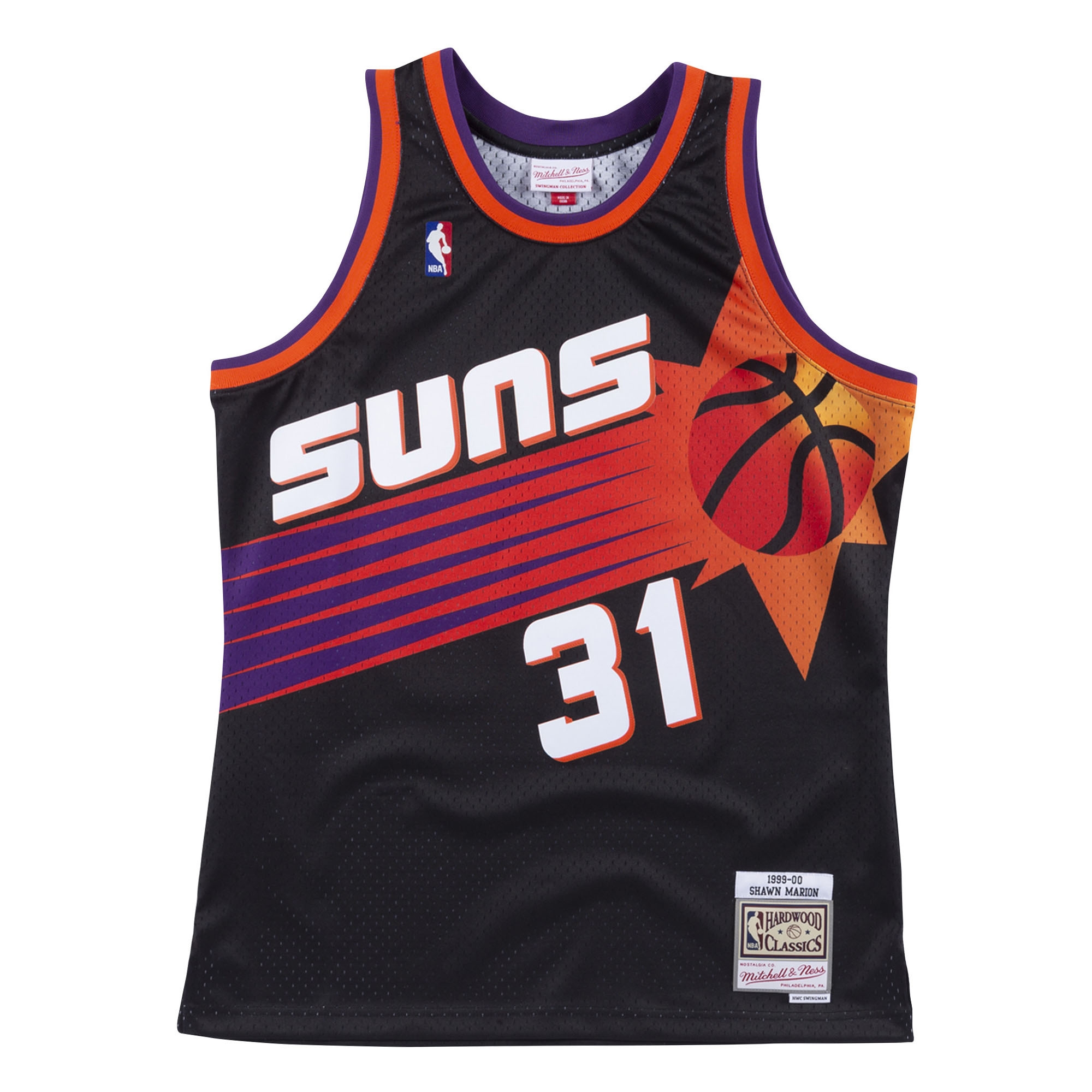 Shawn Marion #31 Phoenix Suns 1999-00 Mitchell & Ness Swingman NBA Jersey Black