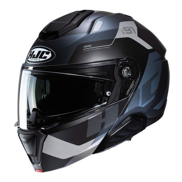 Casque modulable HJC i91 - CARST - Noir / GrisRef : HJ1106-C53766