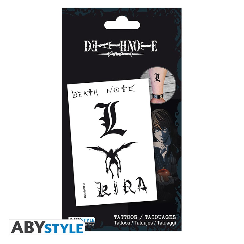 DEATH NOTE Tattoos Set