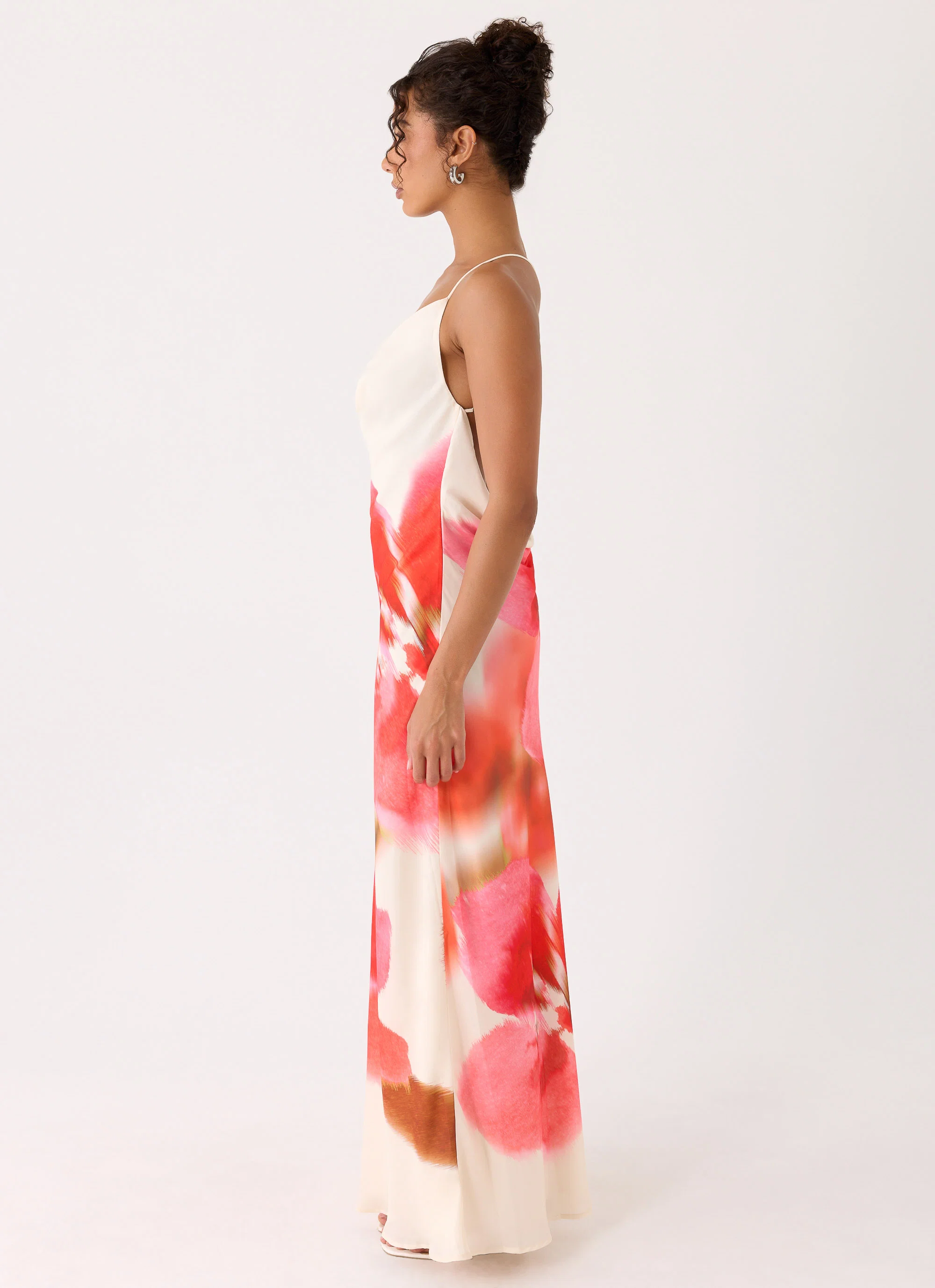 Samya Cowl Maxi Dress - Porcelain Rose