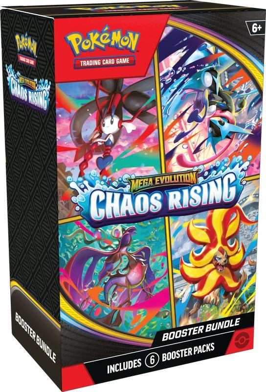 Pokemon Mega Evolution: Chaos Rising 6-Pack Booster Bundle