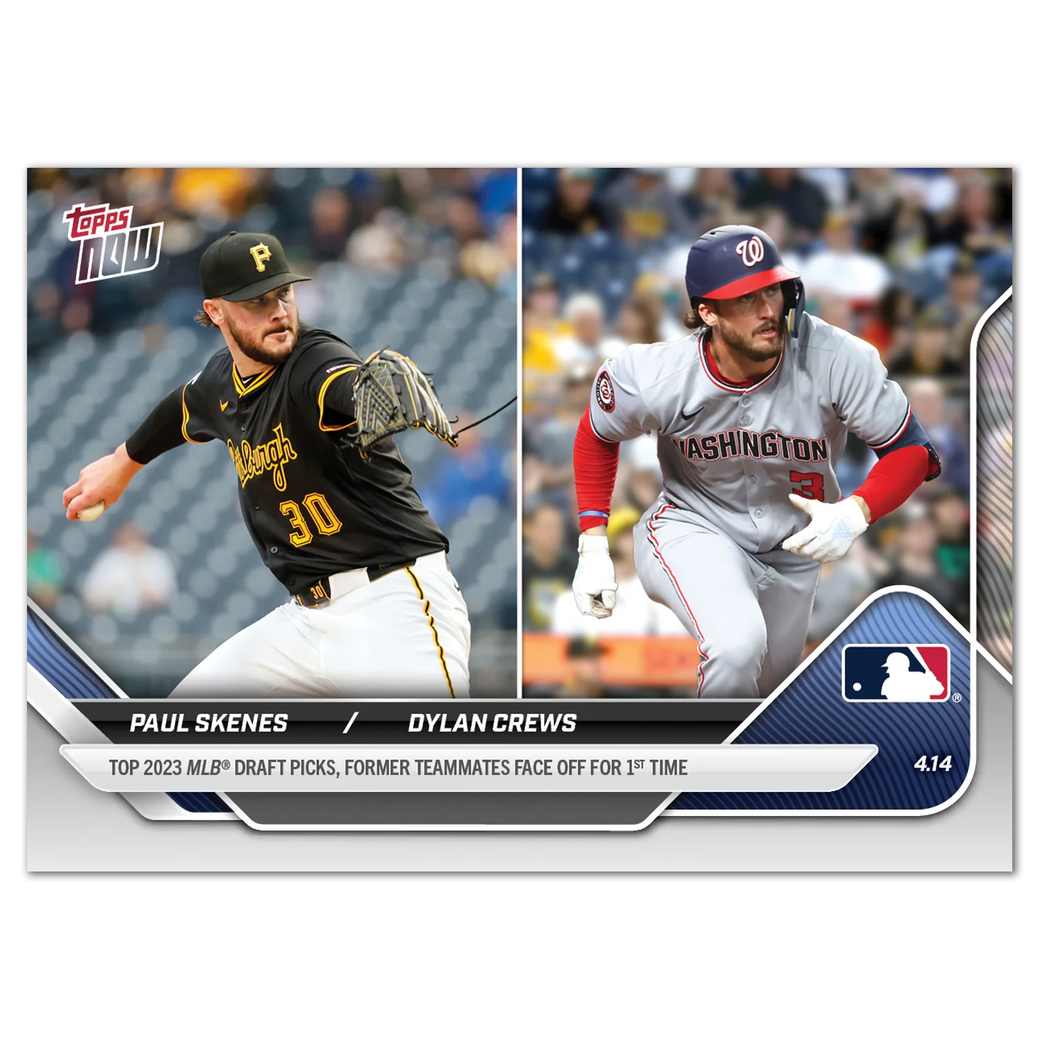 Paul Skenes/Dylan Crews - 2025 MLB Topps NOW® - Card 70