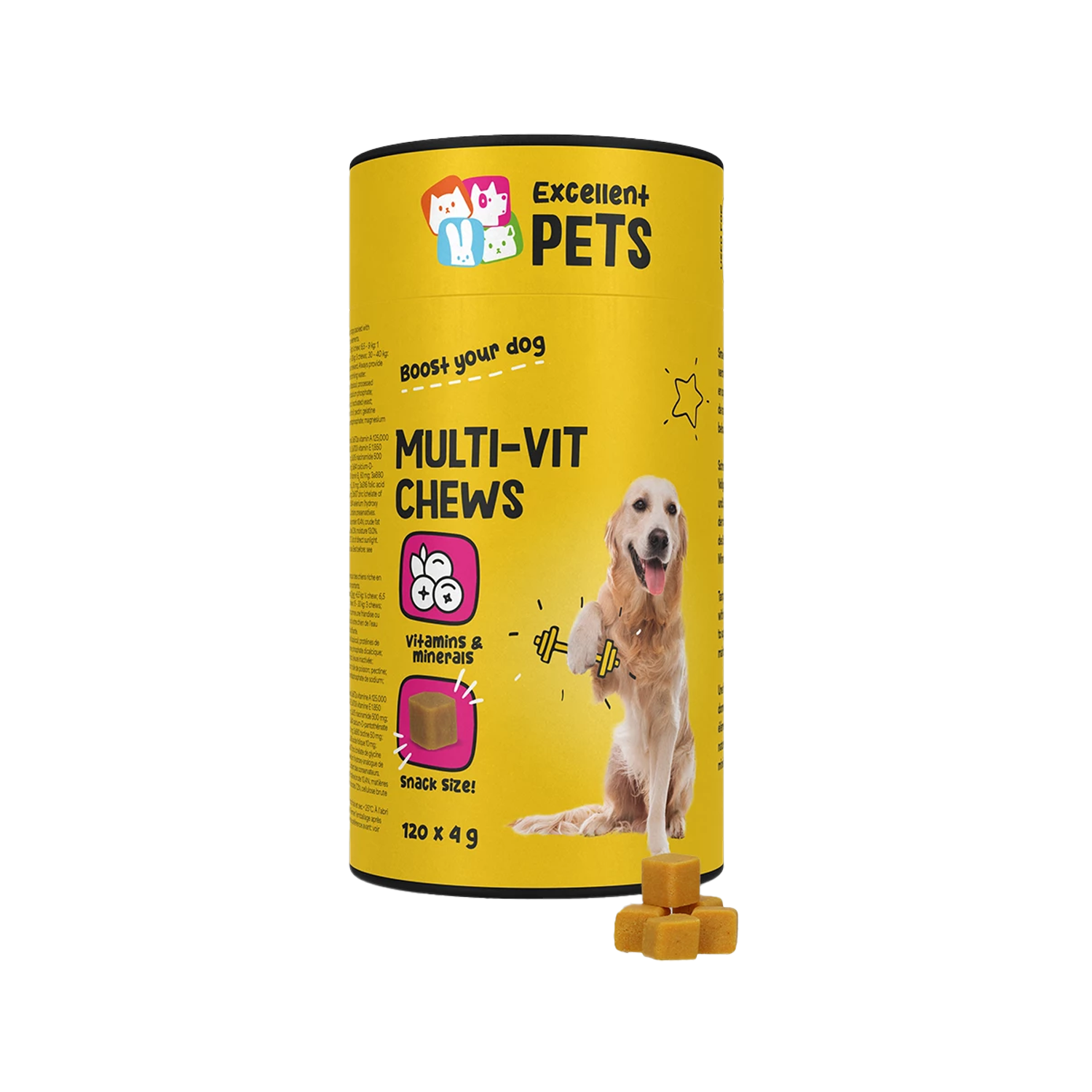 Excellent Pets Multi-Vit Chews - 60 pieces