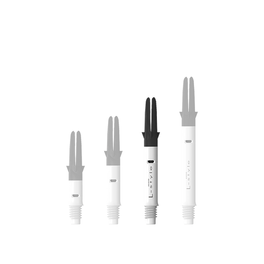 L-L-Style-Shaft Carbon Silent Straight - White