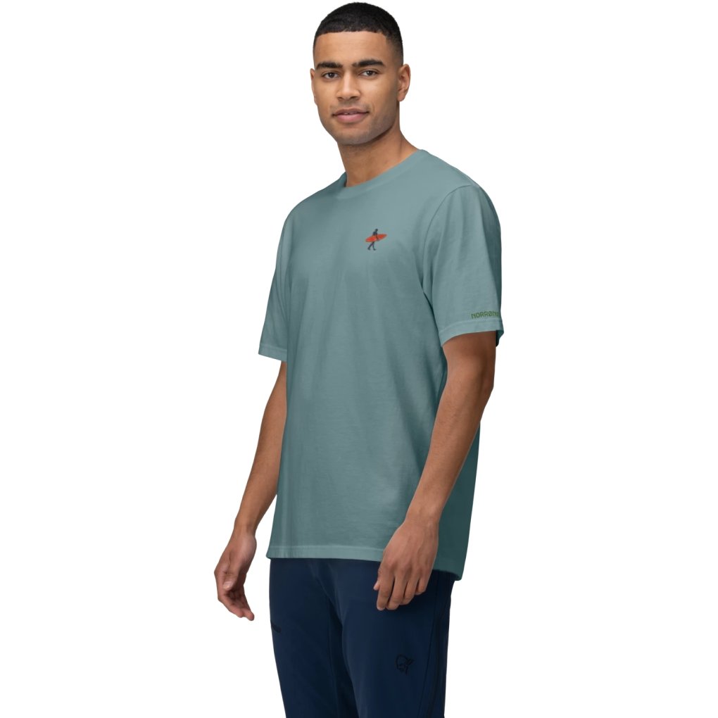 Norrona /29 cotton activity embroidery T-Shirt Men - Trooper