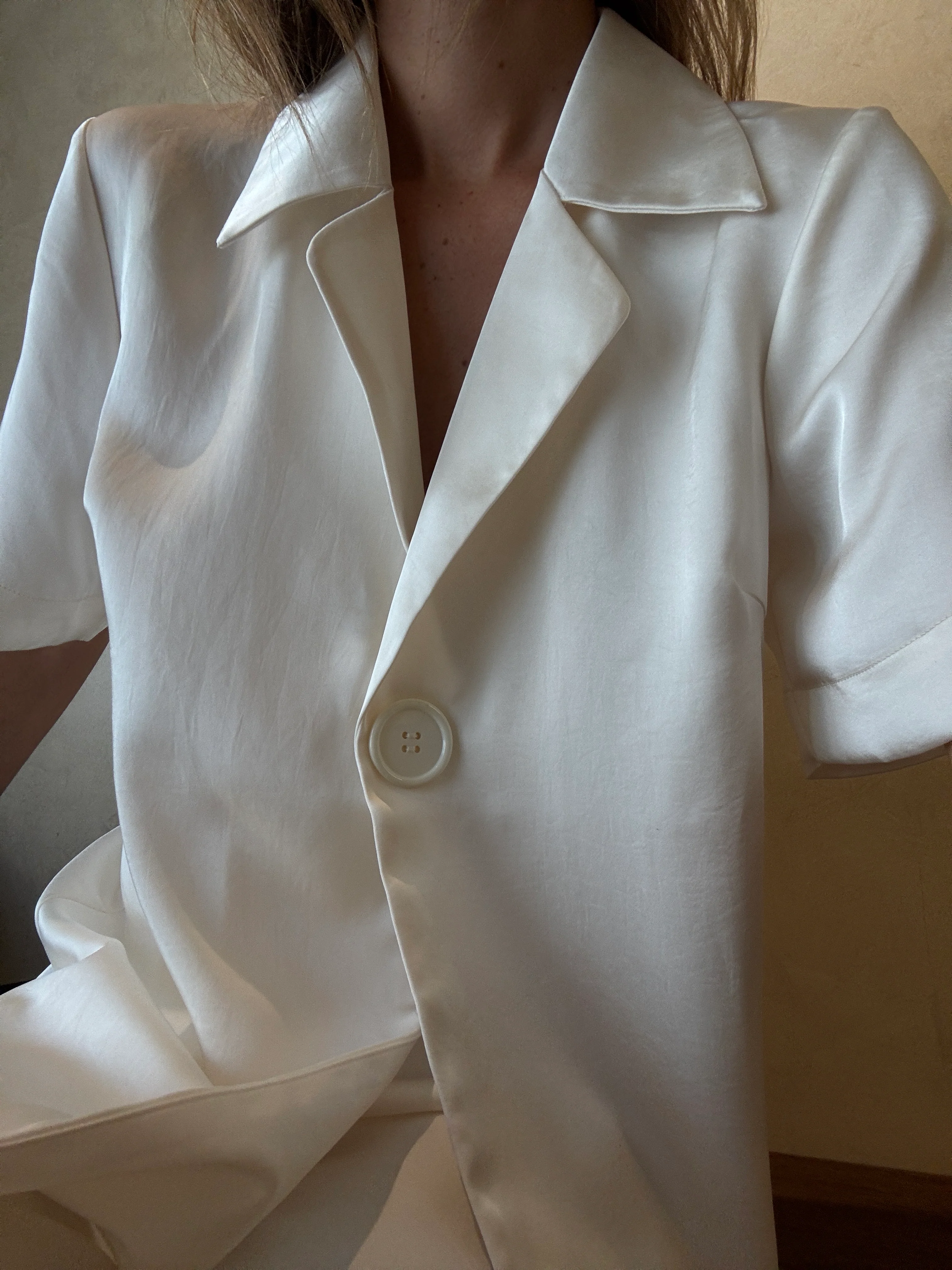 Imogen Button Shirt - Cream