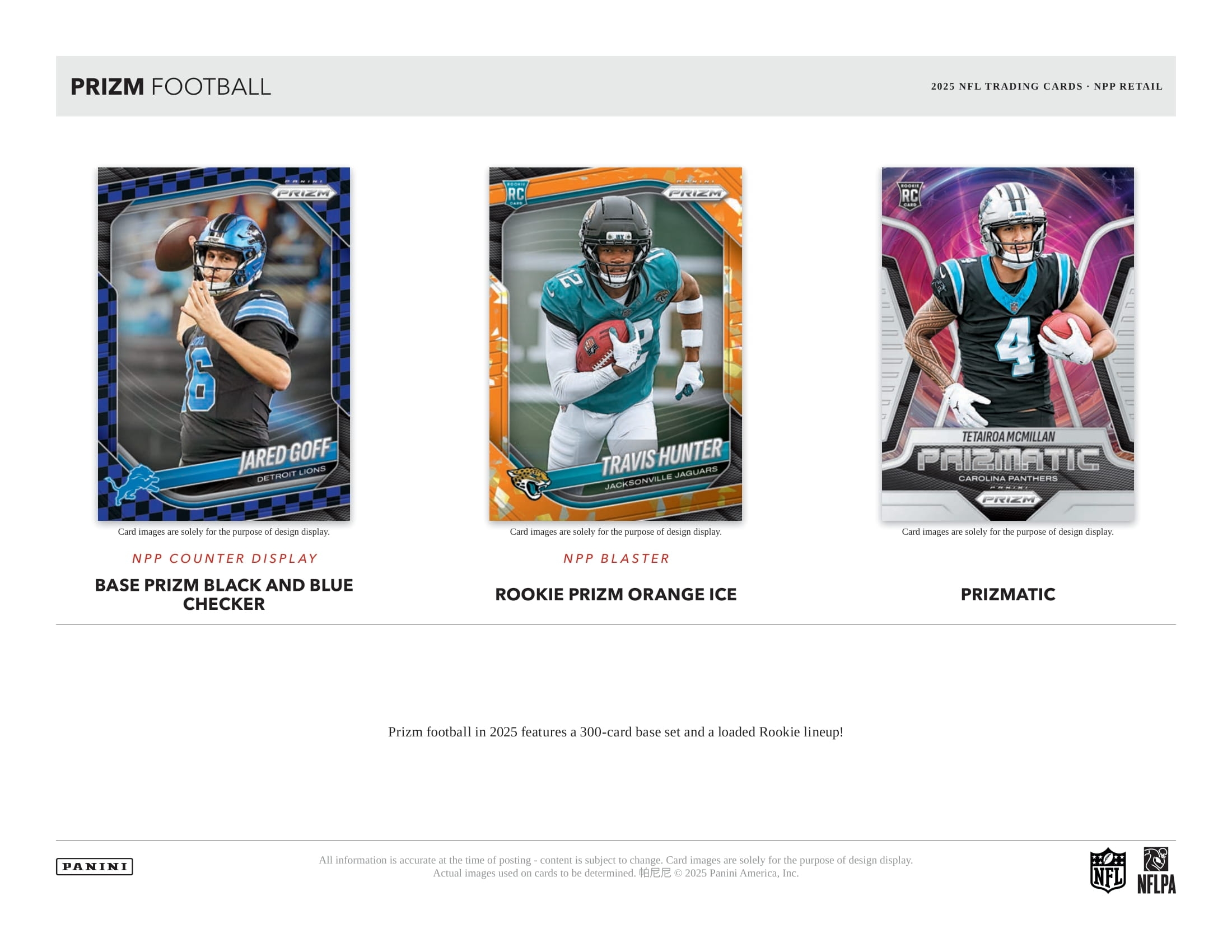 2025 Panini Prizm Football NFL Blaster Box