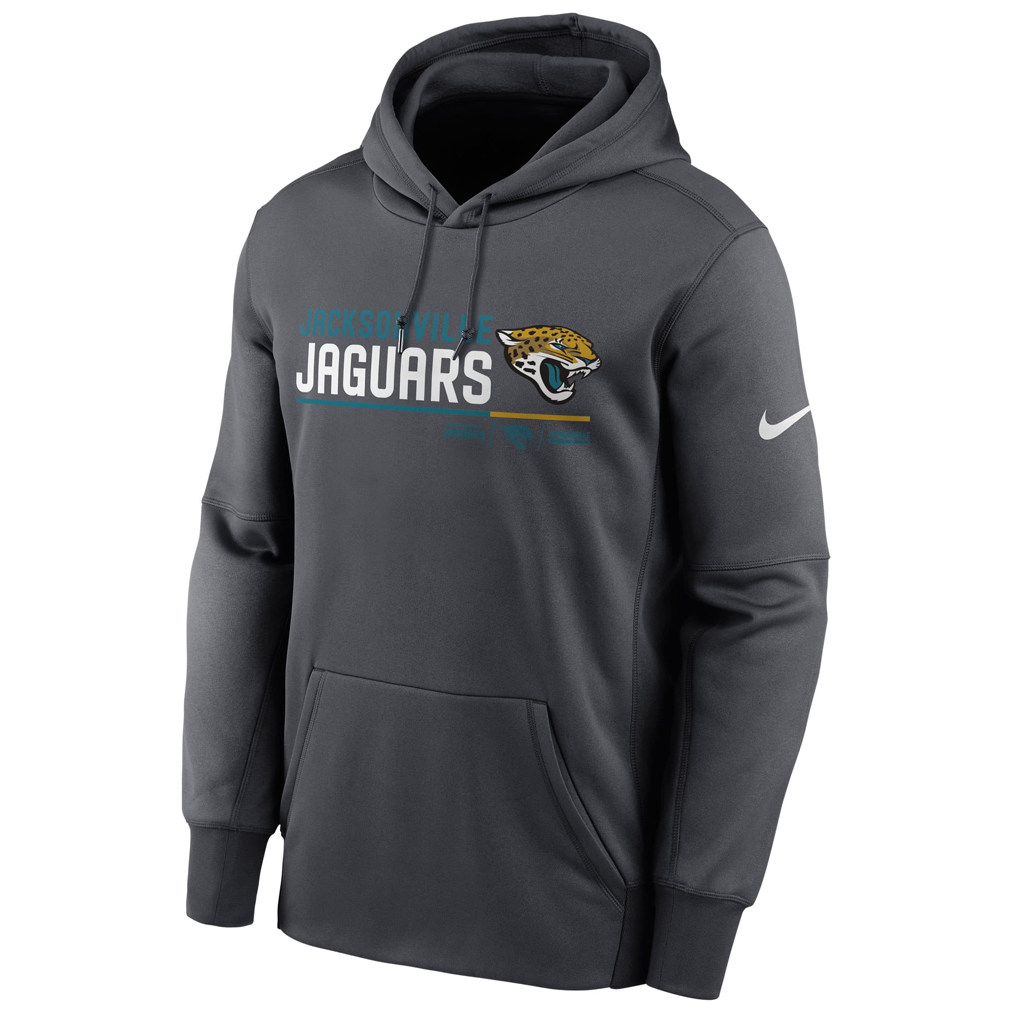 Jacksonville Jaguars Community Therma Dri-FIT NFL Hoodie Anthracite