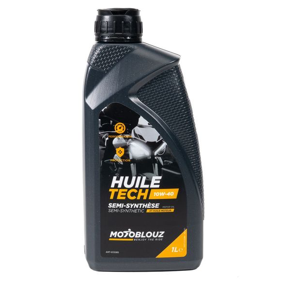 Motoblouz Tech 4T 10W-40 engine oil 1l universal pipetteRef: Mb0469 / Art-013285