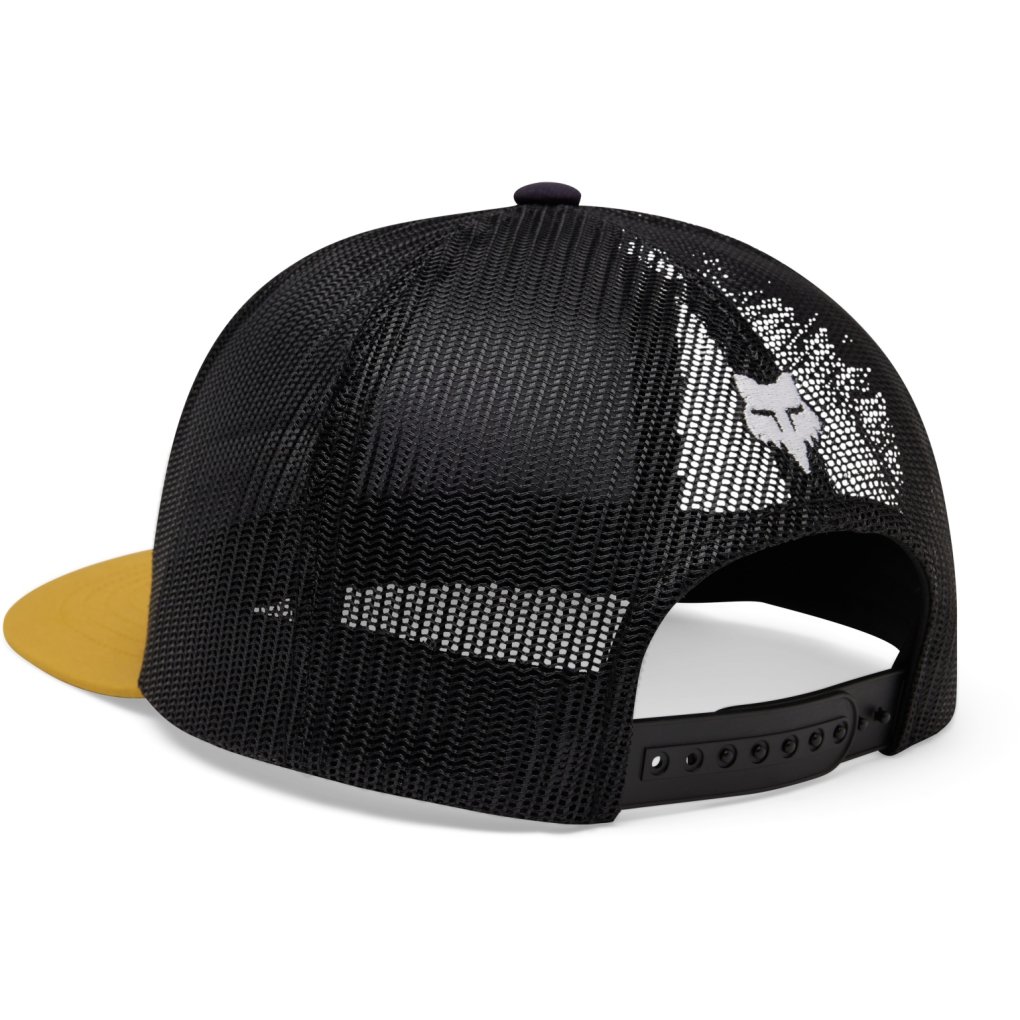 FOX Image Print Snapback Trucker Hat Men - plum perfect