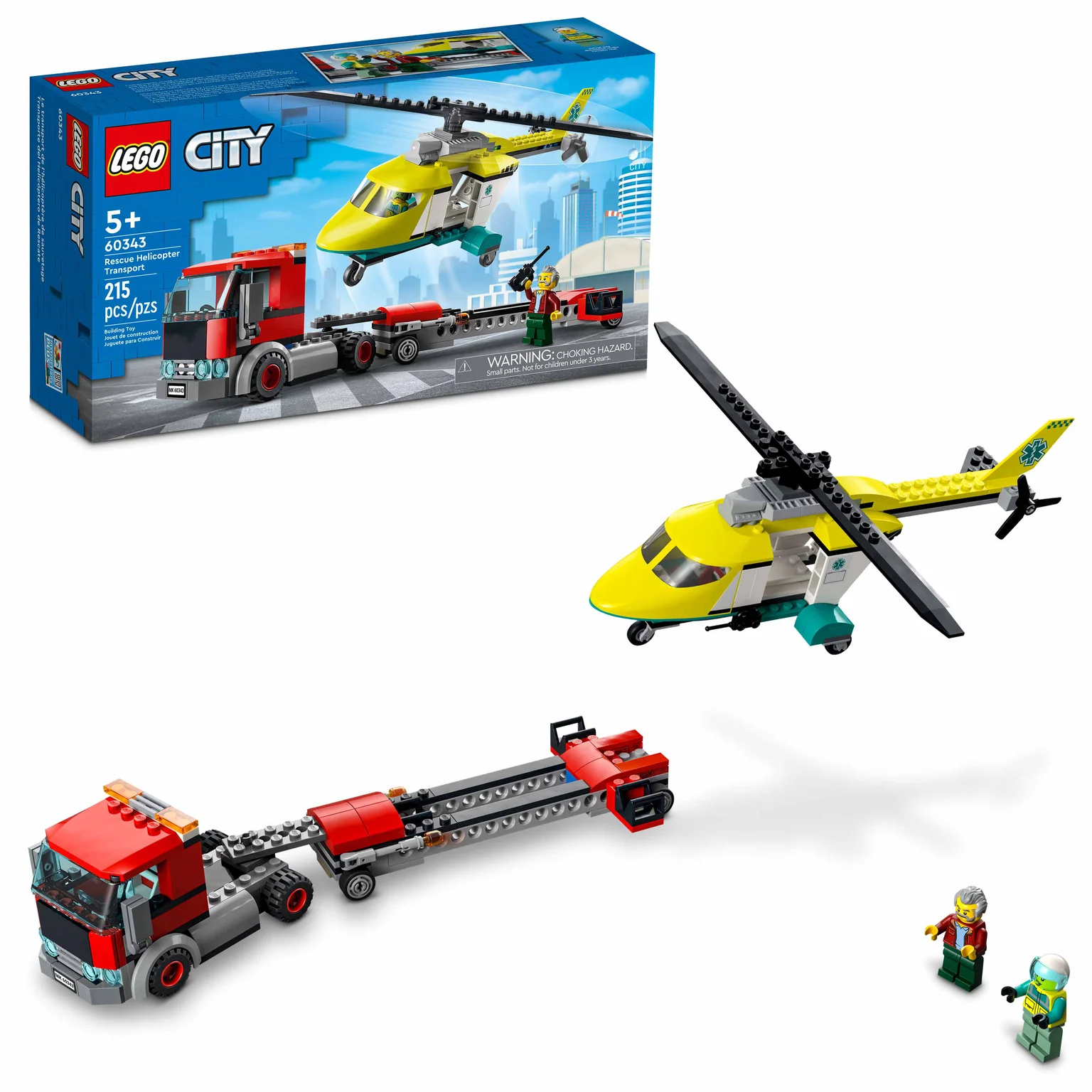 60343 Rescue Helicopter Transport LEGO