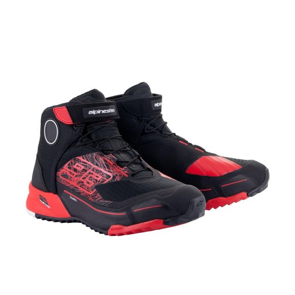Motorcycle Sneakers Alpinestars Cr -X Drystar Mm93 - Black / RedRef: Ap3955-C50411