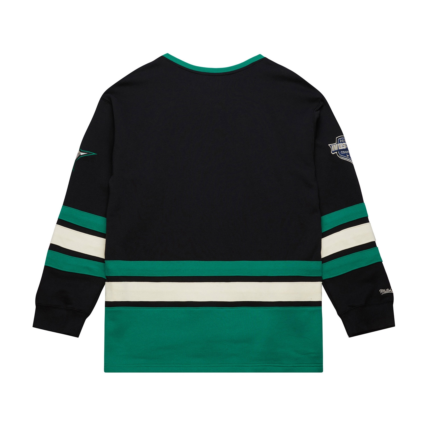Dallas Stars Mitchell & Ness Heritage NHL Lace-Up Jersey Crew