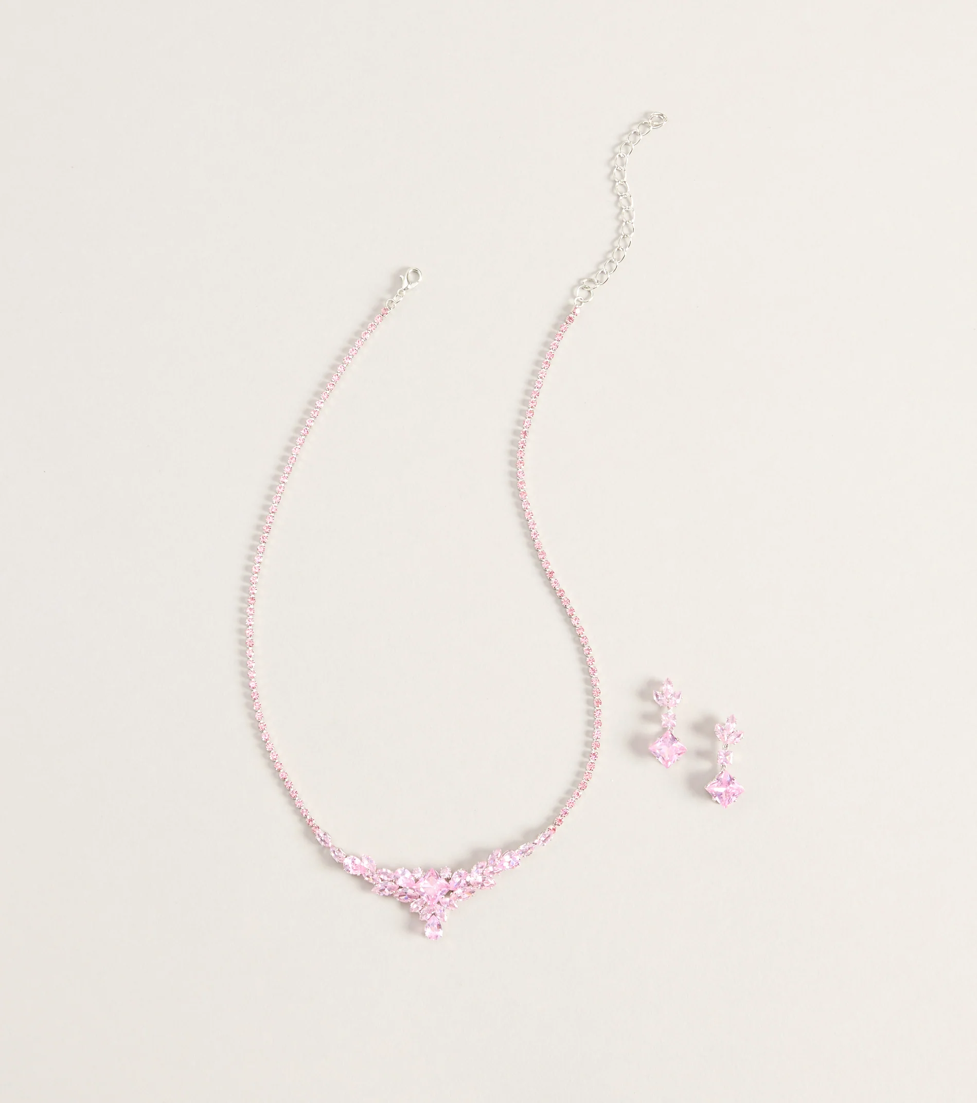 Flourish Necklace And Earrings Set