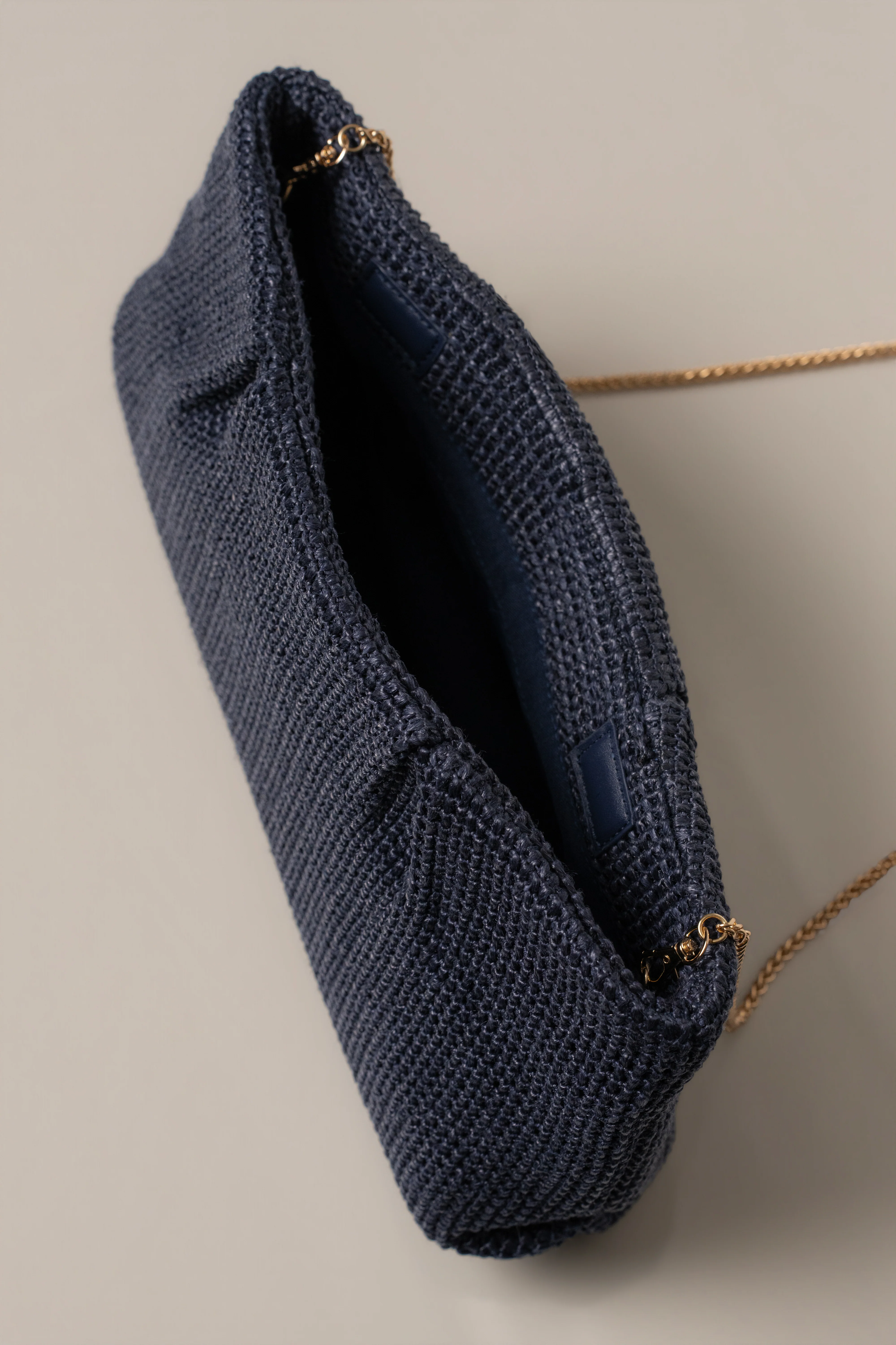 Navy Ocean Club Clutch Bag