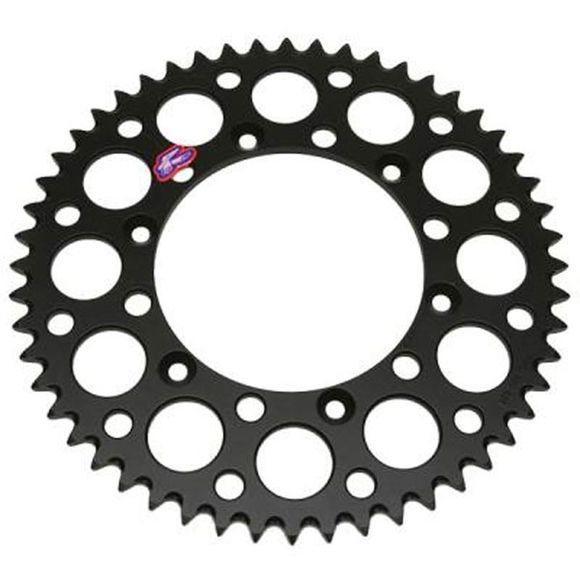 Couronne Renthal Ultra light Anodise noir Anti boue 51 dentsRef : 491281 / 1075606013