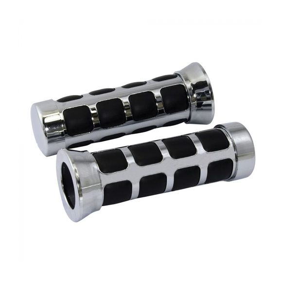 Bike It CUBE Handlebar Grips 22 MM LEFT 25 MM RIGHT Universal - GrayRef: Bik0736 / Grprd23