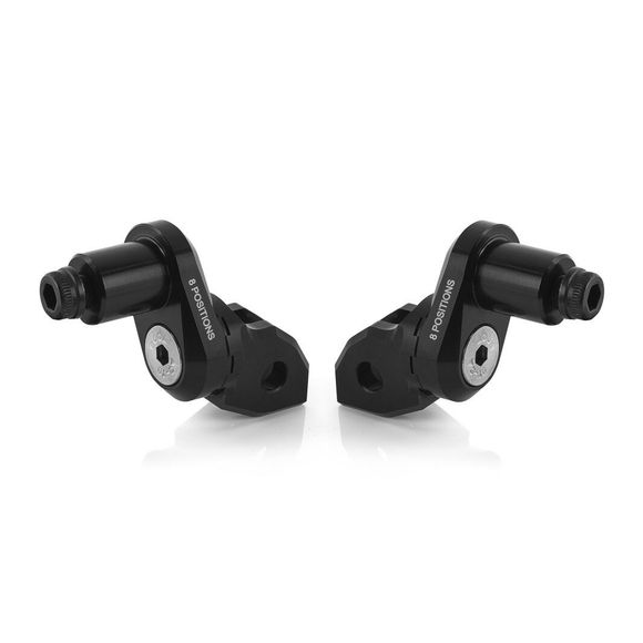 Adaptateur repose pied Rizoma Pilote - 18 mm - Excentrique - NoirRef : RZ1064 / PE772B