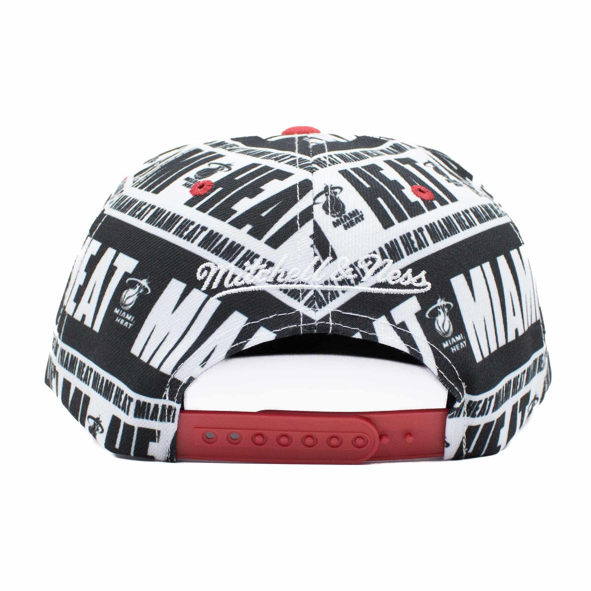 Miami Heat Meat Paper Snapback NBA Cap Black