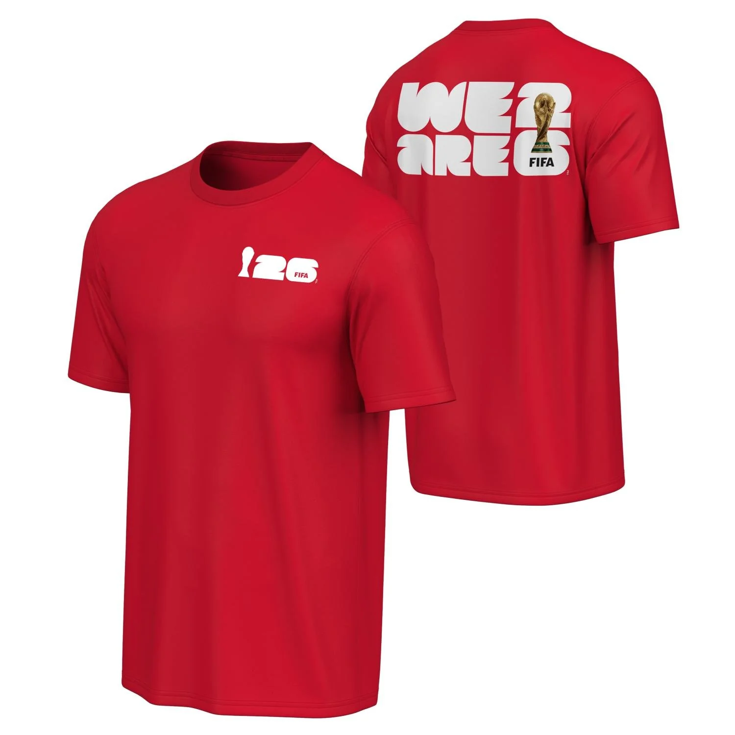 2026 Soccer Fan Collection 'We Are' 2026 Red T-Shirt - Unisex