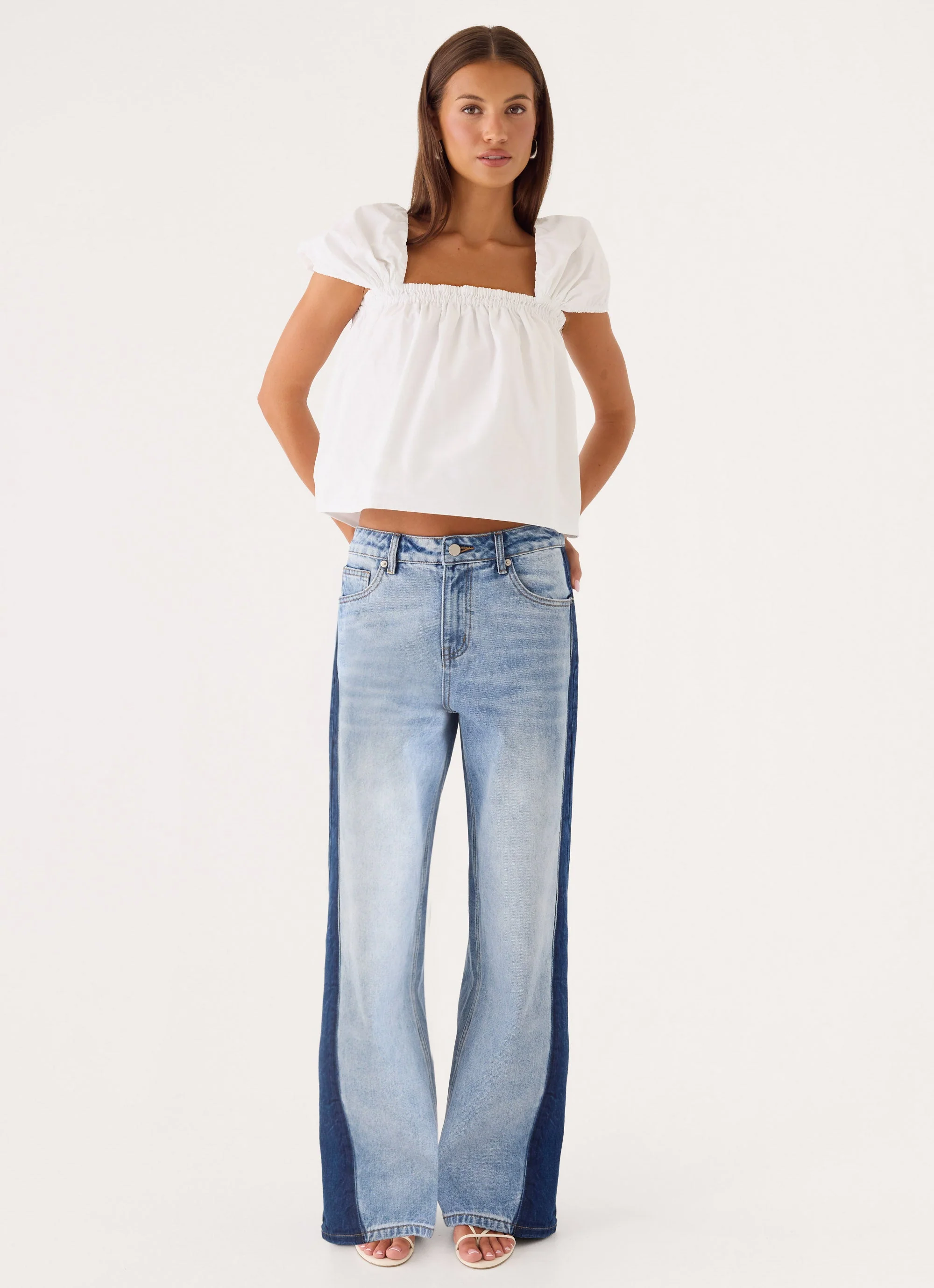 Lawrence Denim Jeans - Washed Blue