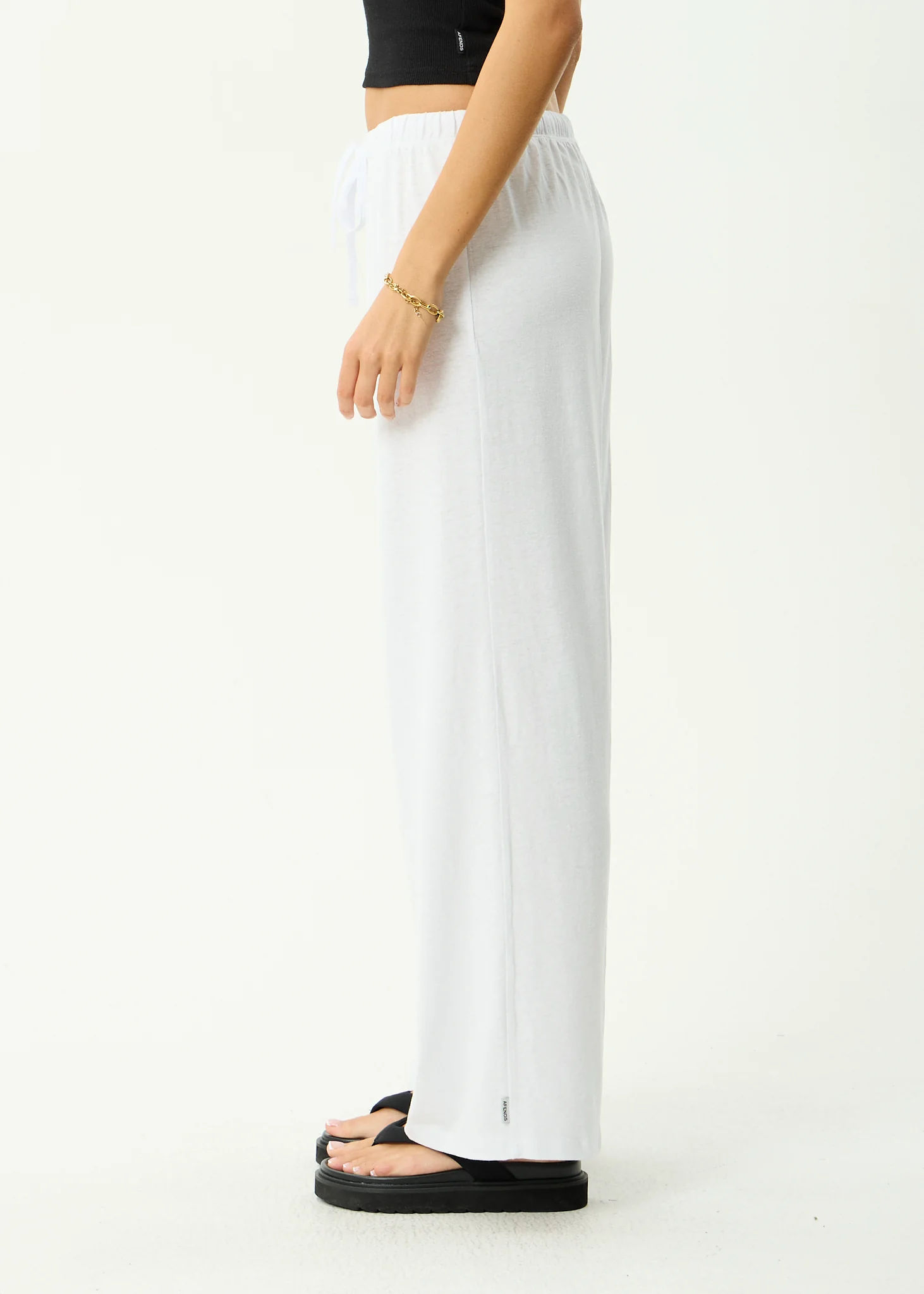 AFENDS Womens Jones - Pant - White
