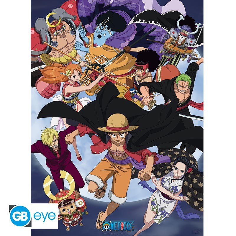 ONE PIECE Poster Wano Raid (52 x 38 cm)