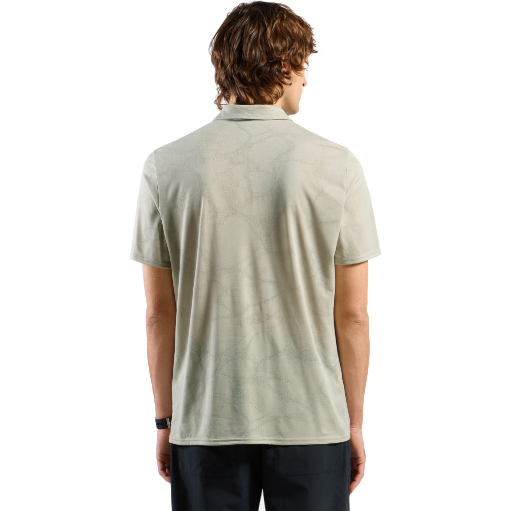 Odlo Ascent Chill-Tec Polo Shirt Men - agate gray melange