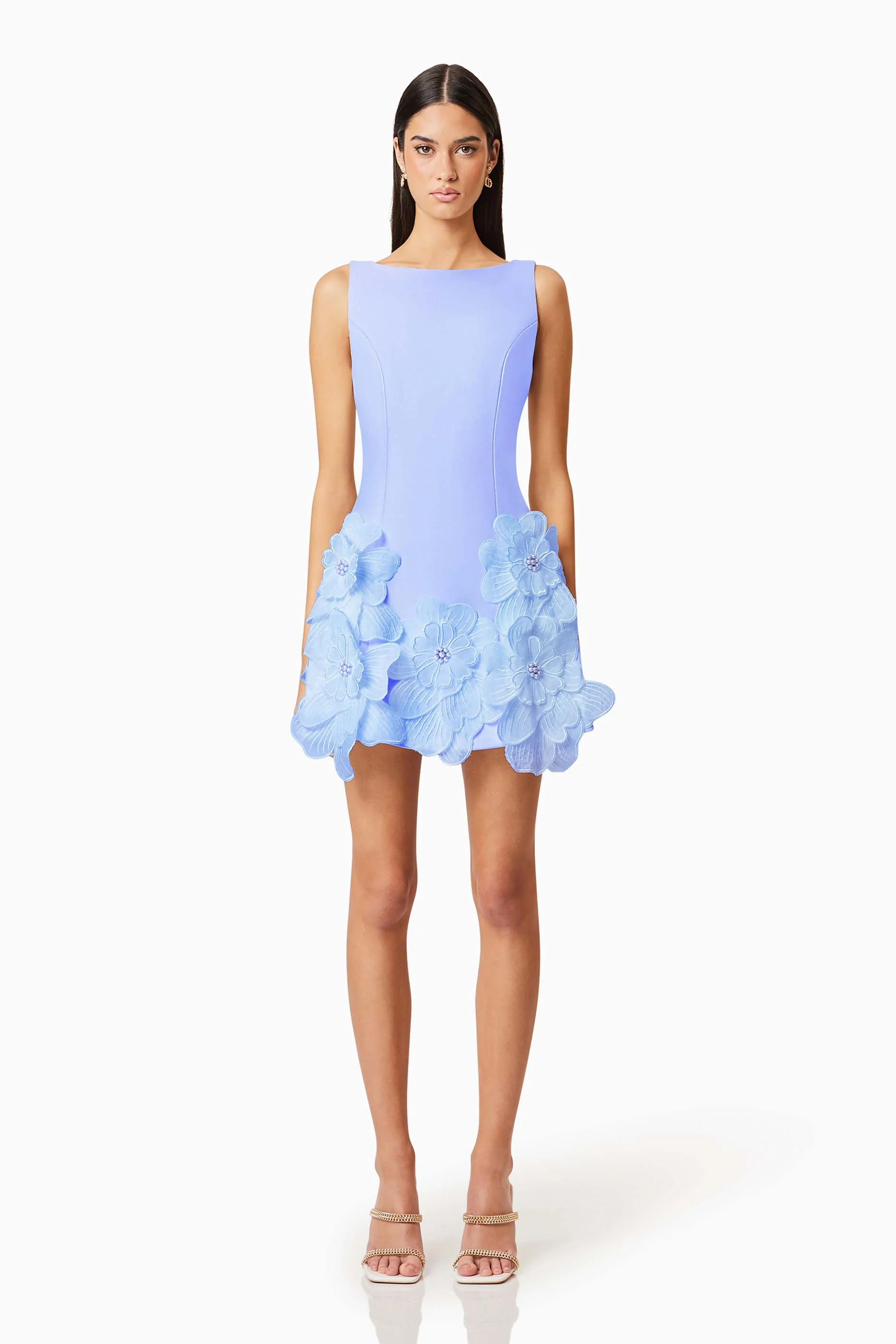 Janelle Mini Dress in Blue