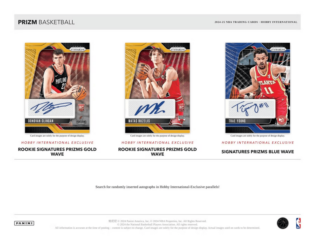 2024/25 Panini Prizm Basketball NBA International Hobby Box