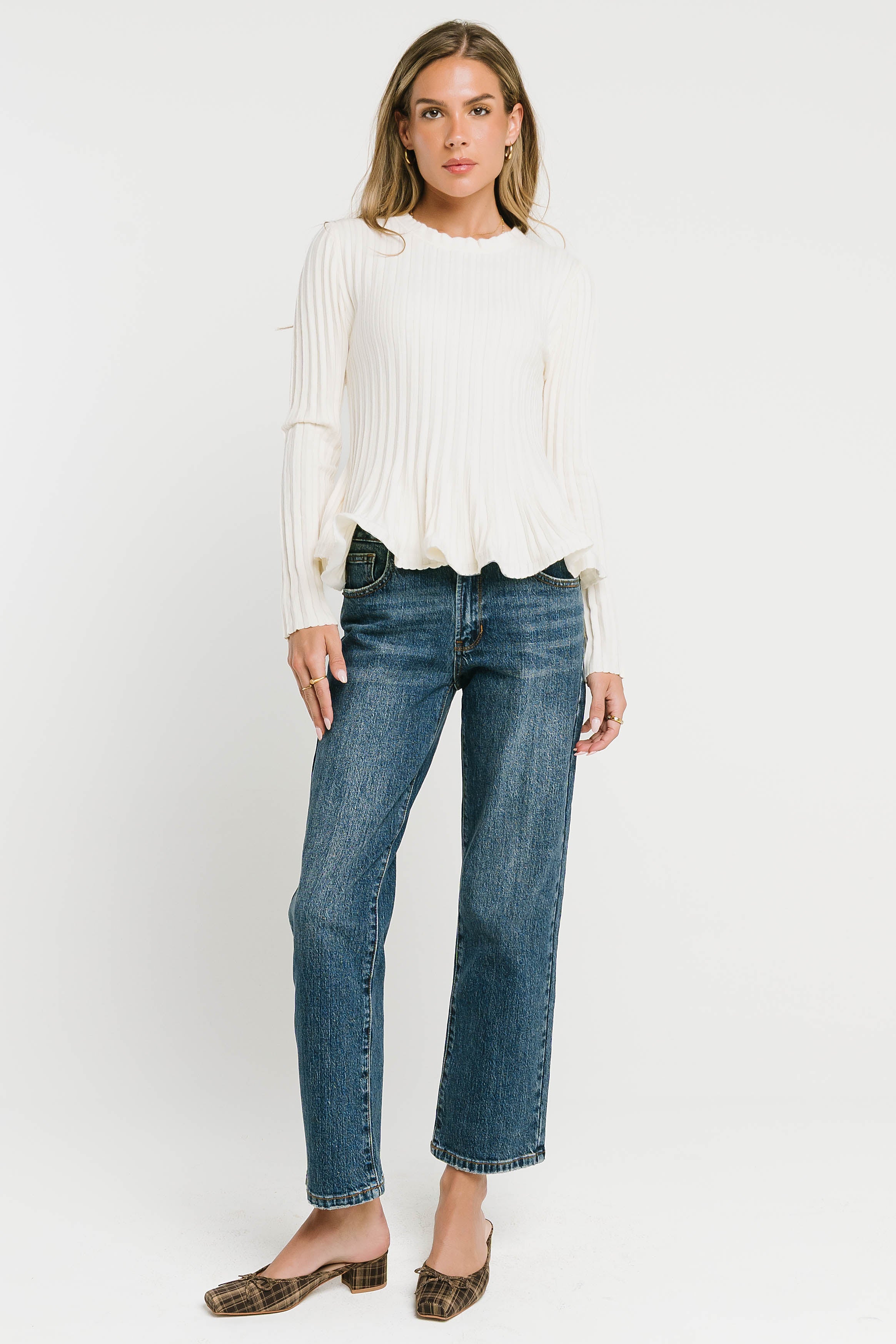 Cecilia Peplum Top