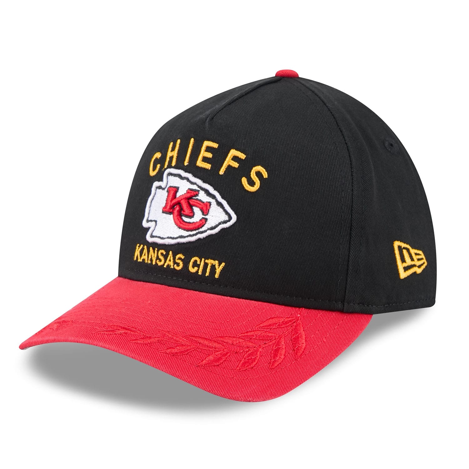 Kansas City Chiefs 2025 NFL Draft 9TWENTY A-Frame Adjustable Cap Black